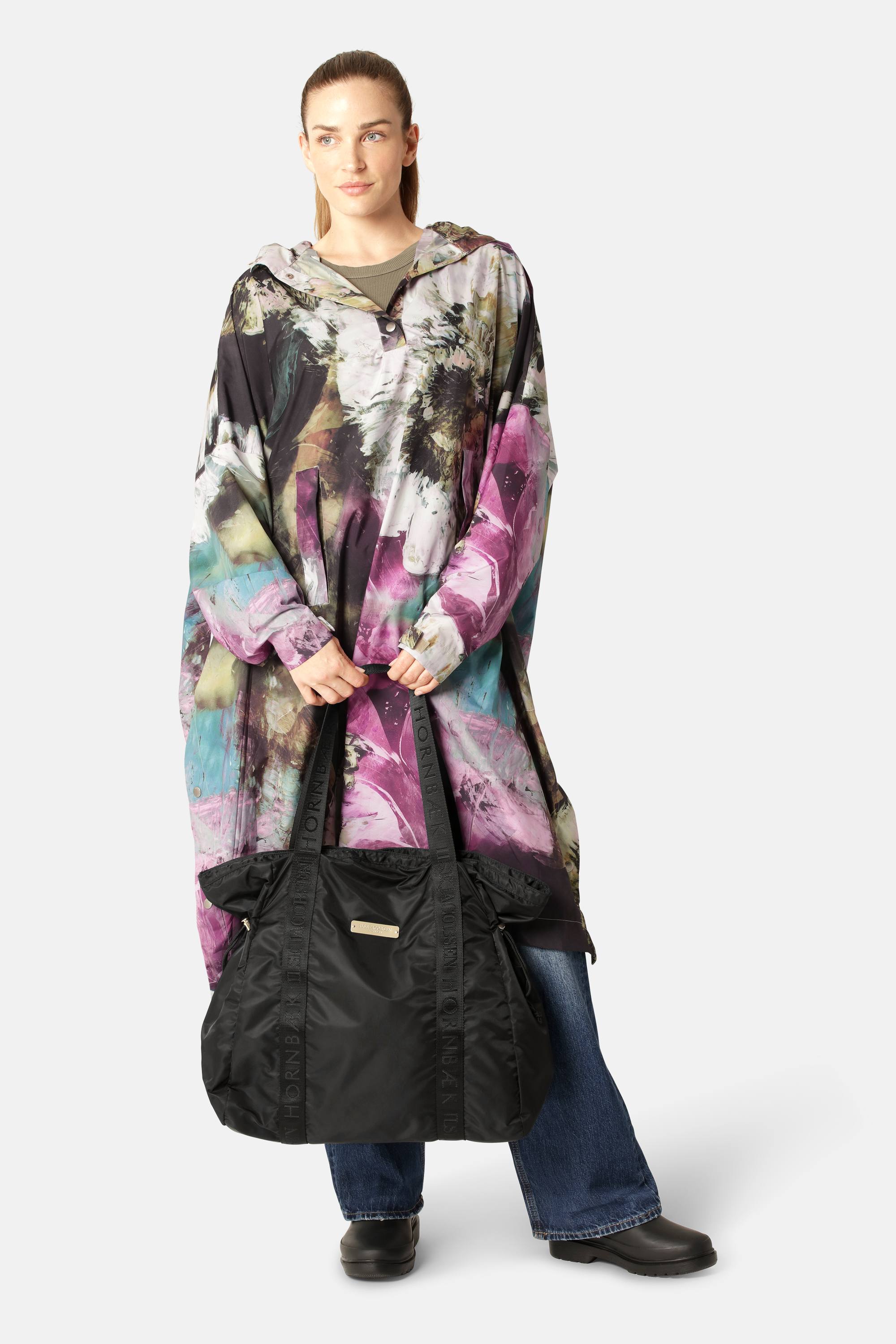 Shopper-Tasche für Leichten Regen - Black